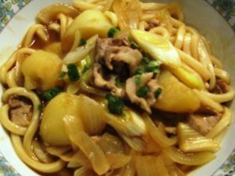 パパッと！カレーうどん。